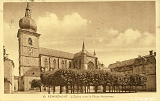 Remiremont - L'Eglise avec la Place Mesdames